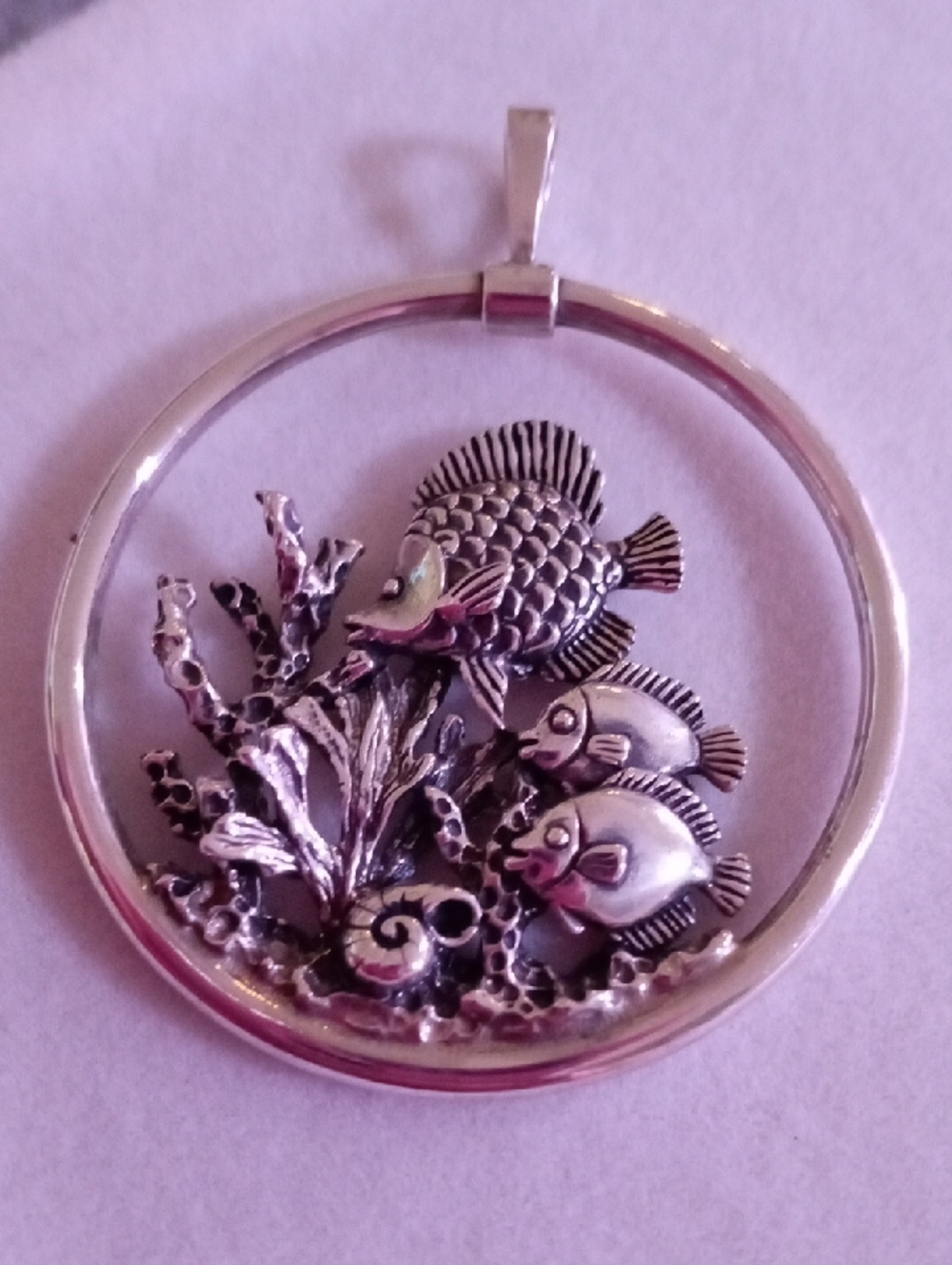 KABANA SILVER SEA LIFE PENDENT